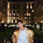 Park Bo-gum Instagram - MIDNIGHT IN PARIS #CELINEHOMME #CELINEBYHEDISLIMANE Paris, France