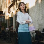 Park Eun-bin Instagram - @toryburch & @Wkorea in New York🗽 #ToryBurch #토리버치 & EUNBIN 🧡 #ToryBurchSS23
