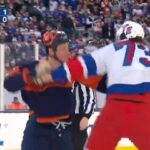 Pat McAfee Instagram - NHL DEBUT FIGHT FOR MATT REMPE 🥊 #HockeyIsAwesome 🎥: @nhl
