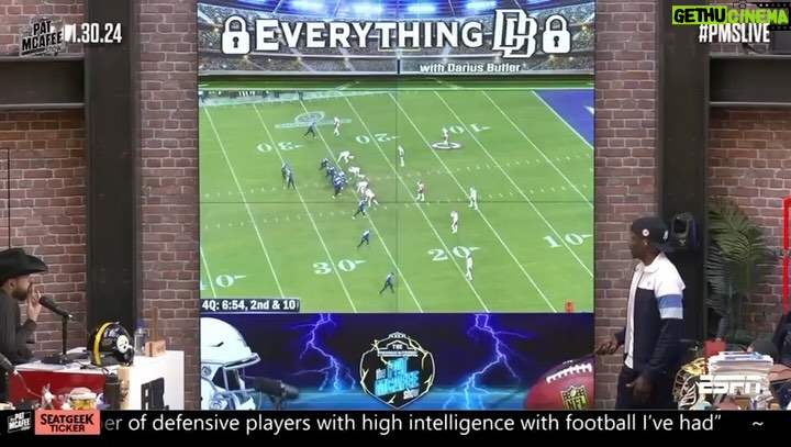 Pat McAfee Instagram - Watching this AFC Championship tape again and I know Lamar Jackson wishes he could have a few of these plays back. This is definitely #1 on that list!!! #EverythingDB 🎥: @patmcafeeshow