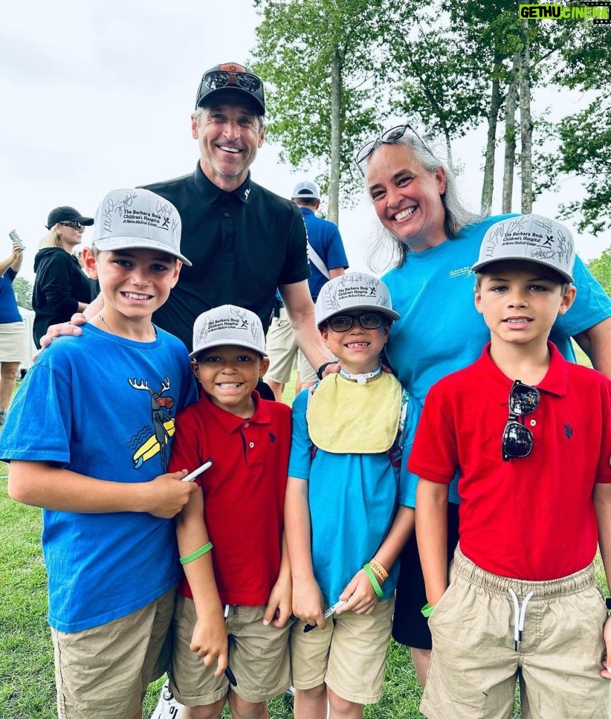 Patrick Dempsey Instagram - It has been an incredible honor to be part of @driveforekids tournament benefitting Barbara Bush Children’s Hospital! The Barbara Bush Children’s Hospital is beyond special and very much in alignment with the work we're doing at The Dempsey Center. Both more powerful together, complimenting one another. Truly community supporting community. To be back in Maine, supporting such incredible work and being able to give back to my home state is very important to me. Congratulations Shamrock Sports on an incredible event!