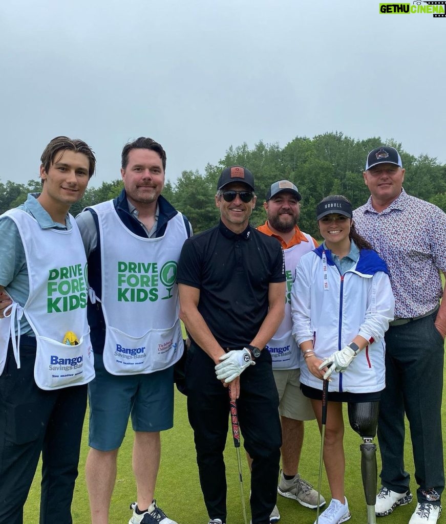 Patrick Dempsey Instagram - It has been an incredible honor to be part of @driveforekids tournament benefitting Barbara Bush Children’s Hospital! The Barbara Bush Children’s Hospital is beyond special and very much in alignment with the work we're doing at The Dempsey Center. Both more powerful together, complimenting one another. Truly community supporting community. To be back in Maine, supporting such incredible work and being able to give back to my home state is very important to me. Congratulations Shamrock Sports on an incredible event!