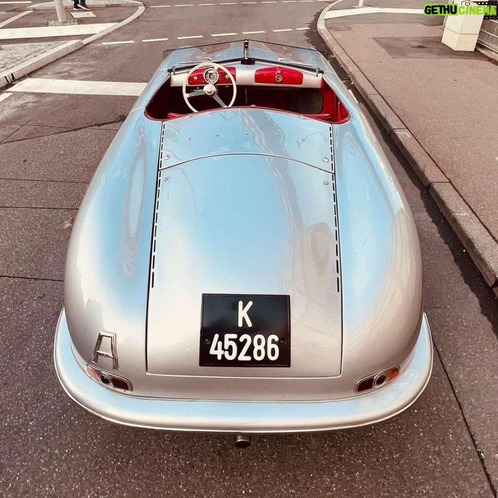 Patrick Dempsey Instagram - A great evening spent with my @porsche friends at the 75th anniversary event at the Porsche museum in Germany. In this photo is the very first porsche! #porschemuseumstuttgart #porsche75 #porsche75years Porsche Museum Stuttgart