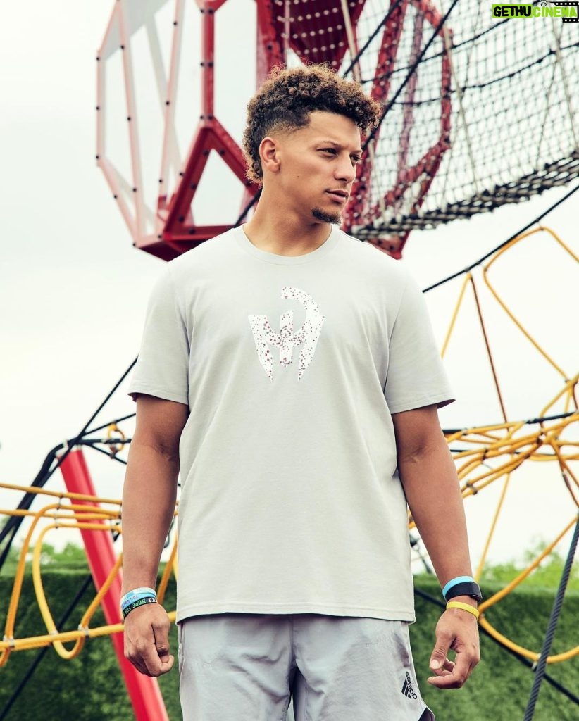 Patrick Mahomes Instagram - ▶️⏰ Mahomes 1 PLAYTIME colorway is out now! Available on IG Store and on adidas.com. --- @15andmahomies x #adidasFootball