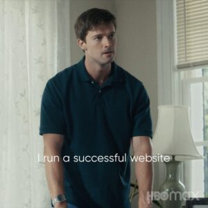 Patrick Schwarzenegger Instagram - I RUN A SUCCESSFUL WEBSITE. It’s called moshlife.com 😂😫

THE STAIRCASE. TODAY. HBO MAX.