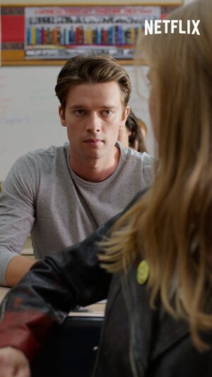 Patrick Schwarzenegger Instagram - MARCH 3rd @netflix 

Really honored & excited to work on this project. Proud of the film & it’s message. Thank you @amypoehlersmartgirls & all the other incredible actors.