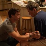 Patrick Schwarzenegger Instagram - The Staircase. Out Now. Can’t say enough about this man. Colin Firth is brilliant in this project. More importantly he’s one of the kindest humans I’ve ever met. On & off screen. I was extremely excited- yet quite nervous when I got this project. Working opposite him & so many other award winning actors/ actresses I wasn’t sure what It would be like. Toni collete, Michael Stuhlbarg, Parker Posey, list goes on & on. Colin spent time with me prior to day 1. Creating a father son bond. Made the shoot so much fun, and created a masterclass for a student like myself. @danedehaan similarly became a close friend. Forming a brotherly bond. Dragging me to frisbee golf. Teaching me what glasses are cool. Brilliant actor & kindest human. Great one to be able to learn from as well. My other siblings in the show are the talented @sophiet @olivia_dejonge @odessayounggirl89 . Brilliant actresses & wonderful humans. Responsible for dragging me to the dance floor & making me show off my moves. The shoot was long. Emotional. Challenging. But man did we have fun. Blessed to be able to work on this and forever in debt to @hbomax Maggie Cohen @antoniocampos1 for believing in me & challenging me & for putting together a Badass projects. Love you. If you have a few hours of free time this weekend (i know you do) check It out . La Familia Durham, North Carolina