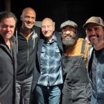 Patrick Stewart Instagram - One of the jazz cats for the night 🥁Thanks to @stixfinnie @kurtelling @charliehunter67 and @KennyBanksJunior for letting me have a go on drums! @thejazzcafe