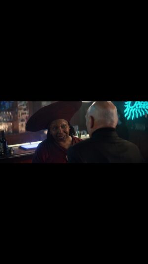 Patrick Stewart Instagram - I still remember the day @WhoopiGoldberg walked onto the set of Star Trek: The Next Generation. We were thrilled and felt so lucky to have her there. The feeling was the exact same when she joined us this season for #StarTrekPicard. It feels as if no time has passed when I work with Whoopi. Enjoy this scene (I certainly did) from our Season 2 premiere episode. Now streaming worldwide.