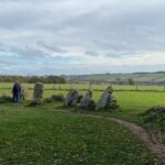 Patrick Stewart Instagram - Ending #spookyseason with a visit to an ancient British mystery: the Rollright Stones. Extraordinary to see this ancient historical site with Sunny and our friend Jillian.