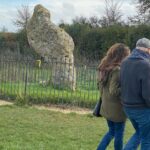 Patrick Stewart Instagram - Ending #spookyseason with a visit to an ancient British mystery: the Rollright Stones. Extraordinary to see this ancient historical site with Sunny and our friend Jillian.