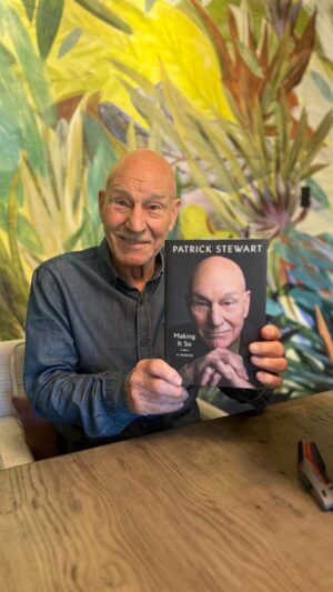 Patrick Stewart Instagram - The moment I received the very first copy of my memoir, Making It So. 

On shelves in just a few days on October 3 ➡️ PatrickStewartBook.com 

#MakingItSo