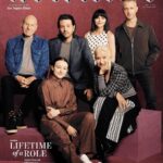 Patrick Stewart Instagram - Wonderful to be in conversation with this group of fellow actors. @latimes @diegoluna_ @helenmirren #JeremyStrong @christinaricci @bellaramsey @startrekonpplus 📸: @alexgharper