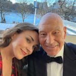 Patrick Stewart Instagram - Brilliant night at the BAFTAs. I’m always delighted to be back home 🇬🇧and it was a pleasure to present Best British Film and honour the many talented filmmakers, actors and artists in the Royal Festival Hall last evening. #BAFTA
