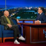 Patrick Stewart Instagram - A pleasure to catch up with the great @stephenathome this week and chat about #StarTrekPicard. The final season debuts tomorrow on Paramount Plus. @startrekonpplus