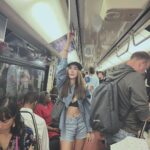 Pattarasaya Kreursuwansiri Instagram - รถติดหนีมาขึ้นรถไฟค่ะซิส🤩🚆🚄 Paris, France