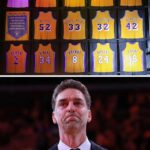 Pau Gasol Instagram - Still processing it all. What a wonderful night. I’ll never forget it. Thank you all so much for all the love!! 💜💛 🙏🏼 #Lakers Aún estoy procesándolo todo. Qué noche tan maravillosa. Nunca lo olvidaré. Muchas gracias a tod@s por todo el amor que me dais! 💜💛 🙌🏼 #LakersNation