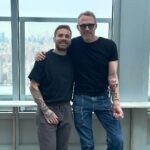 Paul Bettany Instagram - It was amazing to see again this gentleman @paulbettany to bring his old tattoo back to life and add more love on it! 🌹🐝❤️ Thank you so much! #familytattoo #tattoo #love #ink #rose #bees #newyorkcity #fy #fyp #fyp #foryoupage #inked #tat #nyc New York City