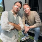 Paul Bettany Instagram - Unit base early morning older actor ritual with @djameselliott