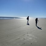 Paul Bettany Instagram - Agnes Lark and I at the beach