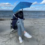 Paul Bettany Instagram - Me at the beach yesterday! Photo courtesy of @mrdanabrown