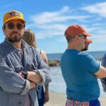 Paul Bettany Instagram - Me and @mrdanabrown shooting Harvest Moon on the beach.