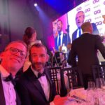 Paul Bettany Instagram - @charliecondou and I were out on the town last night. X