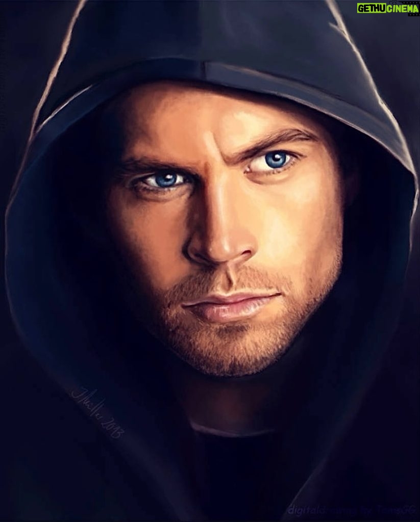 Paul Walker Instagram - So many talented artists out there! Check out this digital drawing by TomsGG of @DeviantArt. 😎 #FanArtFriday #TeamPW