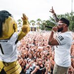 Pauly D. Instagram - GYM. TAN. BOUNCE. IOA Plaza Tailgate