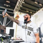 Pauly D. Instagram - GYM. TAN. BOUNCE. IOA Plaza Tailgate