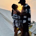 Pavani Reddy Instagram - 💕Summer sunset 💕 #camping #love ##sunset