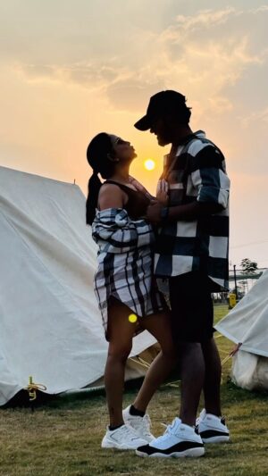 Pavani Reddy Instagram - 💕Summer sunset 💕
#camping #love ##sunset