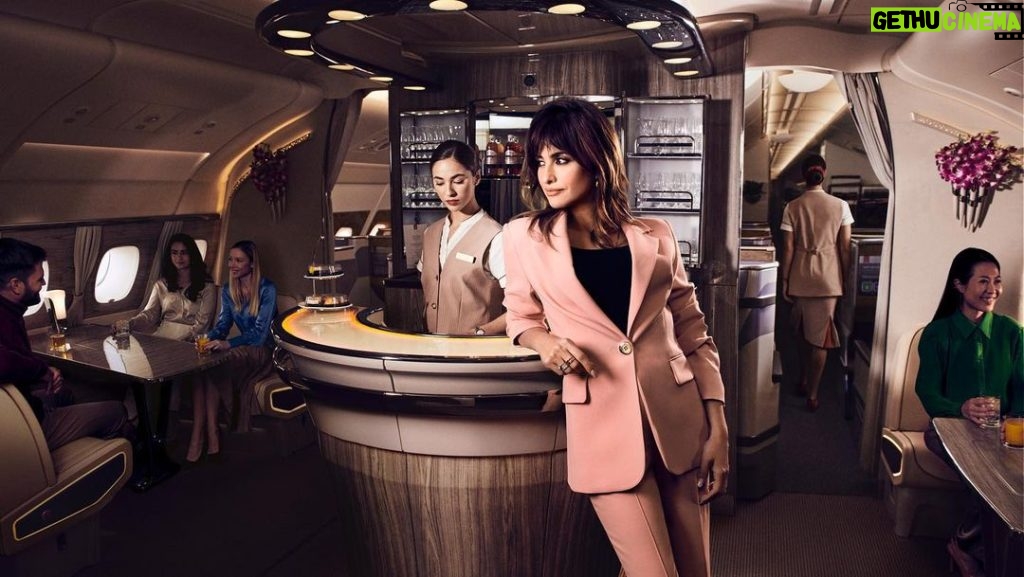 Penélope Cruz Instagram - Very excited to be collaborating with @Emirates as their new brand ambassador. I’ve been a frequent flyer with them for many years, and they’ve been a part of some of the most special trips in my life. Remember, travel is not just about the destination, it’s also about how you get there! #flyemiratesflybetter