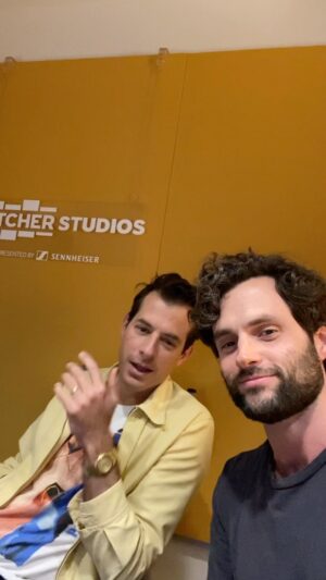 Penn Badgley Instagram - This week’s episode: a very big thank you to @iammarkronson for being on @podcrushed honestly kinda blown away by some of his stories and that he agreed to be a guest but we discovered a mutual love for Stevie Wonder and D’Angelo and that’s all I need really.