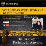 Penn Badgley Instagram – The brilliant @dr.joydegruy will have you alternating between tears & laughter; and you’ll learn. Every Wednesday! This week: “Be sure to join us tomorrow for a discussion on the history of policing in America. In order for us to heal and remedy the problem we must first understand the root cause and properly diagnose the illness. #BeTheHealing”

Subscribe and share her channel! YouTube.com/DrJoyDeGruy