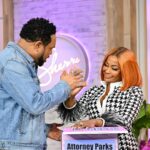 Phaedra Parks Instagram - My NYC Press run was fun & fabulous. Made sure to stop by my girl @sherrieshepherd and show her some love on the @sherrishowtv thanks for everything queen! Following up right after with @pix11news 😘 🎥 see you soon NYC! #married2med #thetraitors #2024 MUA: @makeupbylatisha Dress: @sai.sankoh Hair: @hairbyjessicaking Colorist: @beetbydrek 📸 @andrewwerner New York, New York