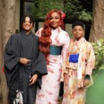 Phaedra Parks Instagram - “May your heart be light, your celebrations be joyful, and your time with loved ones be filled with warmth.” #MerryChristmas from our family to yours! #familytime #boymom #love #traveltheworld #travelwithkids Tokyo,Japan