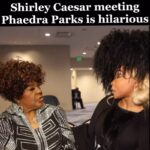 Phaedra Parks Instagram - #bestmoments of #2023! Everybody knows I’m a double #PK and to have #gospel #legend @pastorscaesar fix my good church hat was hands down #iconic! I was raised on her music. I know every song word for word-and at almost 90 she still shouts and glides smoother than a peacock! She is #life!!!! #FBH #COGIC #holdmymule #FirstLadyofGosel #Pastor #ShirleyCeasar 🙌🏾💃🏾 Thanks @larryreidlive & @freddyophotos @freddyopics for capturing this moment