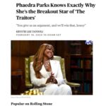 Phaedra Parks Instagram – She’s a breakout girl! 💕😘 Thanks for all the tremendous support & my new #TraitorsUS @thetraitors.us family!  THANK YOU @time @gq @blackenterprise @rollingstone @blackgirlsrock for all the amazing articles and mentions. Go check out the full articles! More to comeeee.

💇🏽‍♀️: @tb_hairstylist  @kendrasboutique 
🎨: @makeupbylatisha 
🥋: @fiskanistyle @theivyshowroom 

#grateful #booked & very #busy #highlyfavored New York, New York