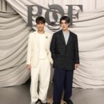 Phakphum Romsaithong Instagram - ,,, Custom-Made By @mrkimjones || Very Cool Look🤘🏻😁 ,,, . . @Dior @BoF #Dior #BOF500 # Shangri-La Paris