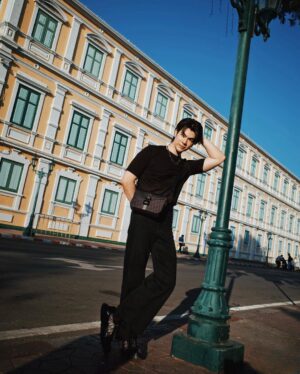 Phakphum Romsaithong Instagram - ,,, Our Favorite Place Only We Know🍂🍃🙃 ,,,

Matching My All Black With @Dior For Spring Mood…
.
.
#DiorSpring24