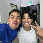 Pharanyu Rojanawuttitham Instagram - คิดถึงเลยมาเจอกันนะ แปบเดียว ( อยู่คนละเทป ) @art_phasut98 @jeab_lalana @y.n.p.k ✌️✌️✌️✌️อี่หมอ😤😤😤ชอบจับของคนอื่น G"MM'GRAMMY