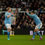 Phil Foden Instagram - Great day out! Buzzin with the win 💪🏻 Nice to have you back @kevindebruyne 👑 St James' Park