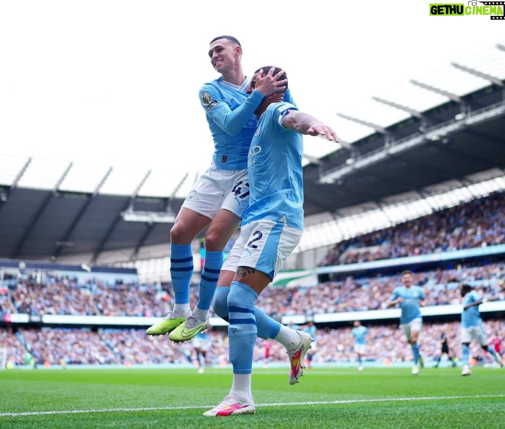 Phil Foden Instagram - Another W 😎 Nice to get a goal too 🙏🏻 Etihad Stadium