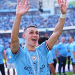 Phil Foden Instagram - What a day! 🩵🏆🖐🏻 Etihad Stadium