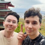 Phil Lester Instagram - Your dads had a dank holiday in Japan thanks please pretend there is an amazing view of mt Fuji behind that cloud🗻