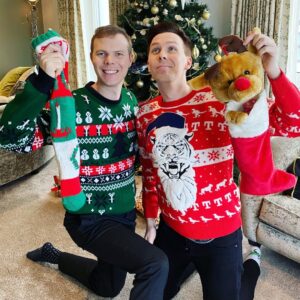 Phil Lester Instagram - HE’S BEEN! We’ve had these stockings since we were kids. looks like rudolph has been through a lot.

Merry Christmas everyone ✨🎄