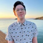 Phil Lester Instagram - Vibing in my new ‘seafoam’ frames before I inevitably drop them in the sea..foam 🌊👓