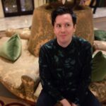 Phil Lester Instagram - Successfully camouflaging with all plants, fancy upholstery and plain white walls