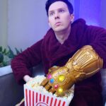 Phil Lester Instagram – #AD – This bowl of popcorn right now “Mr. Phil ..I don’t feel so good.”

..Okay maybe I’m taking my Marvel marathon a little too seriously. It’s been over a year since Endgame and as a fan I’m on a super superhero spree – but if you’re new to the Marvel Cinematic Universe and don’t yet get the 9000 amazing memes – GOOD NEWS as the best of Marvel is assembled on #DisneyPlusUK! So what are you waiting for?!

Thanks to @DisneyPlusUK #Marvel (I’m never taking this Cap suit off)